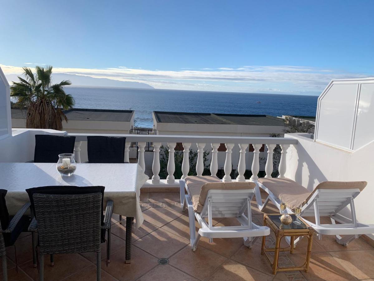 Ocean Pearl, Luxurioeses Haus, Meerblick, Grosse Sonnenterrasse, Teneriffa Sued, Los Gigantes, 600M Zum Strand, 200M Zum Ort, Ruhig Acantilado de los Gigantes Екстериор снимка